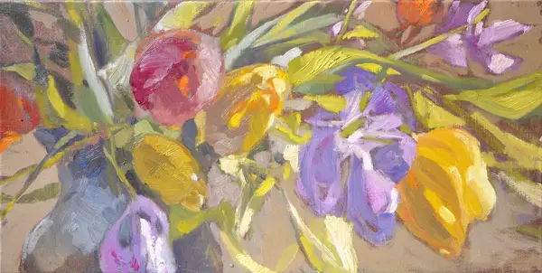Painting #348 2022 oil on canvas 30x60 cm